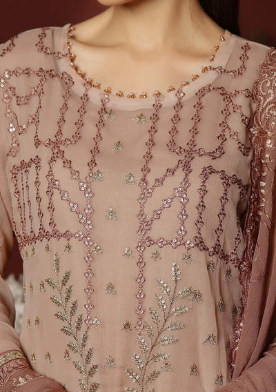 Bin Hameed Nashwa Luxury Embroidered Chiffon Dress - db27831