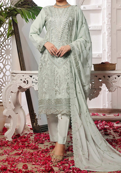 Bin Hameed Nazin Heavy Embroidered Chiffon Dress - db26491