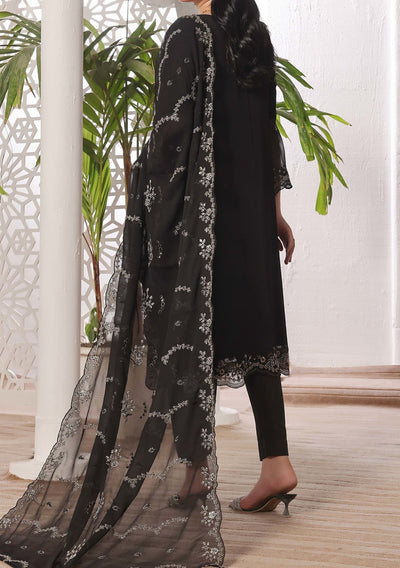 Bin Hameed Nazin Heavy Embroidered Chiffon Dress - db26494