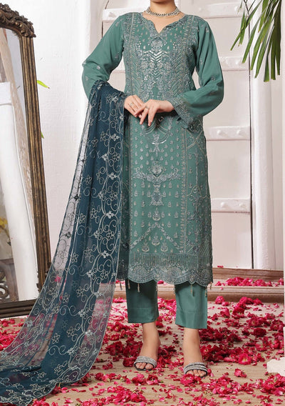 Bin Hameed Nazin Heavy Embroidered Chiffon Dress - db26500