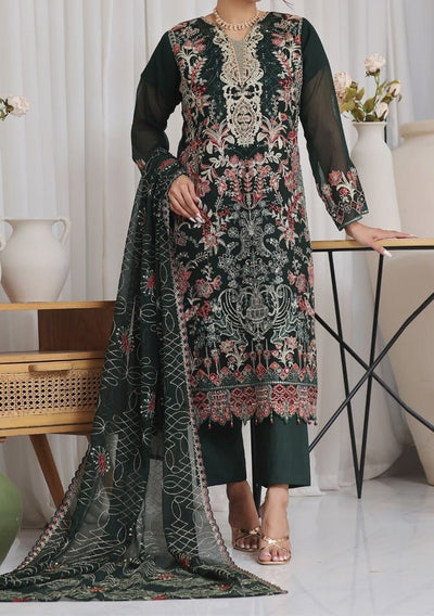 Bin Hameed Nisha Luxury Embroidered Chiffon Dress - db28010