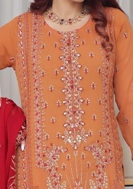 Bin Hameed Nisha Luxury Embroidered Chiffon Dress - db28012