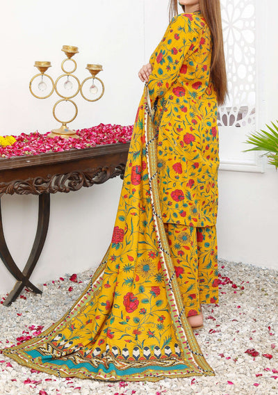 Bin Hameed Rachana Embroidered Khaddar Dress - db27821