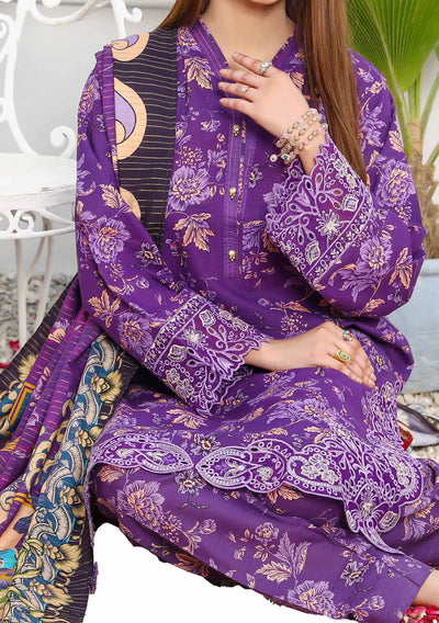 Bin Hameed Rachana Embroidered Khaddar Dress - db27818