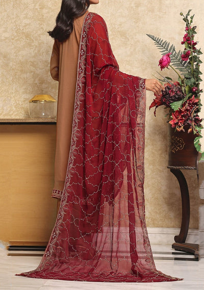 Bin Hameed Rina Luxury Embroidered Chiffon Dress - db27364