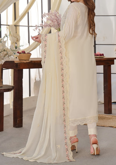 Bin Hameed Zoha Heavy Embroidered Lawn Dress - db26319