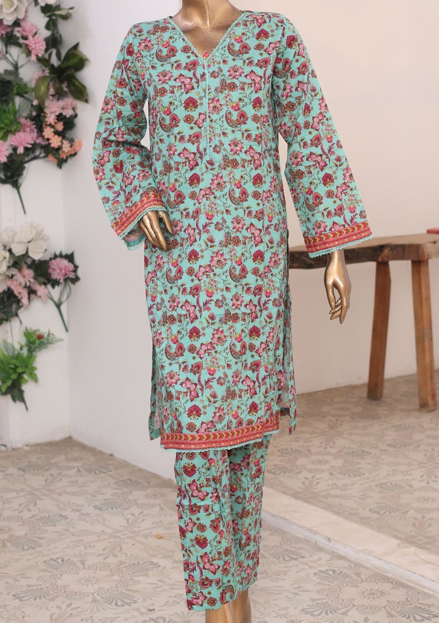 Bin Saeed 2 Pieces Ready Made Co - Ords - db28978