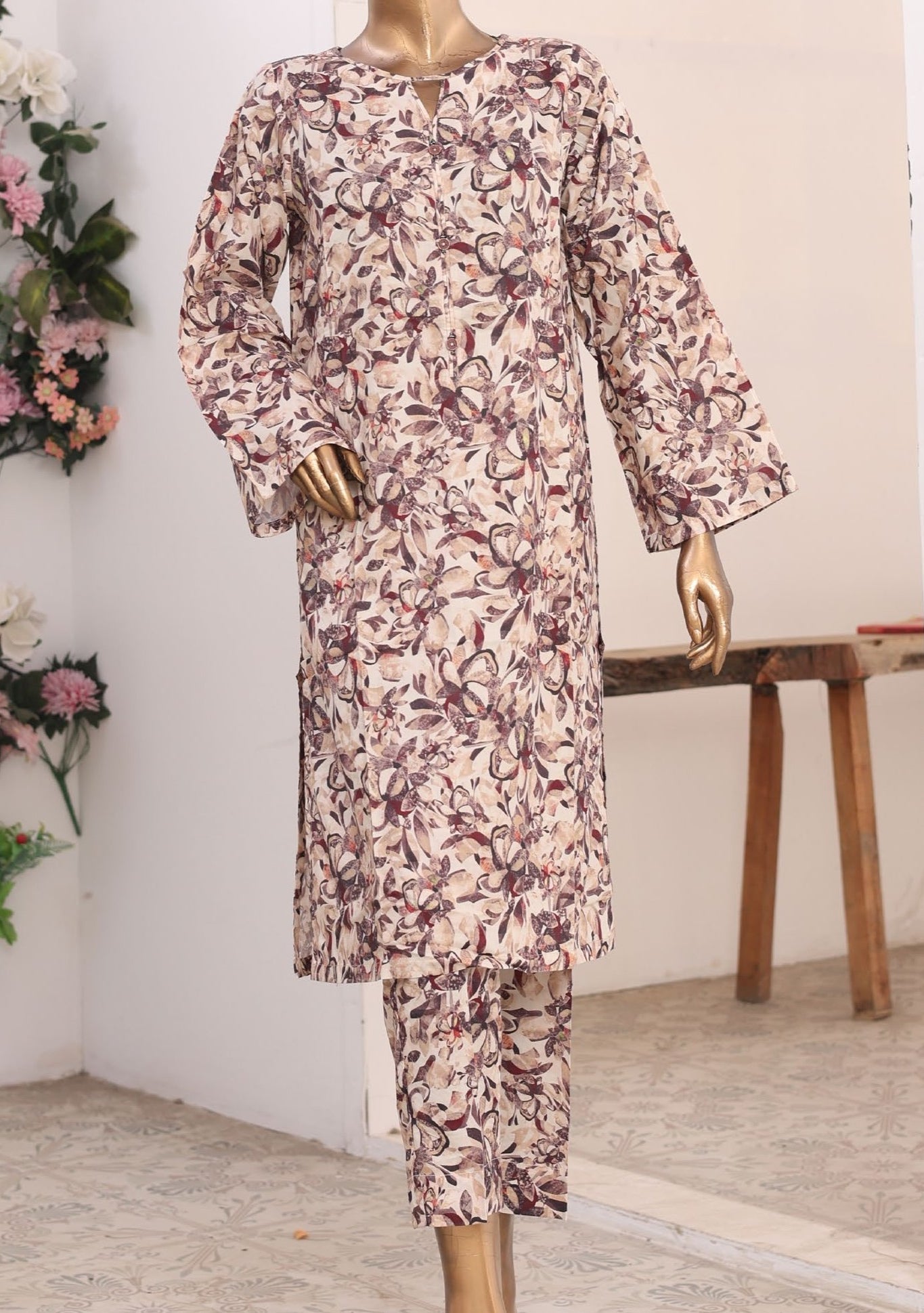 Bin Saeed 2 Pieces Ready Made Co - Ords - db28974