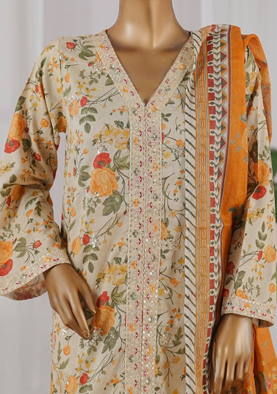 Bin Saeed Ready Made Embroidered Chikankari Dress - db29492