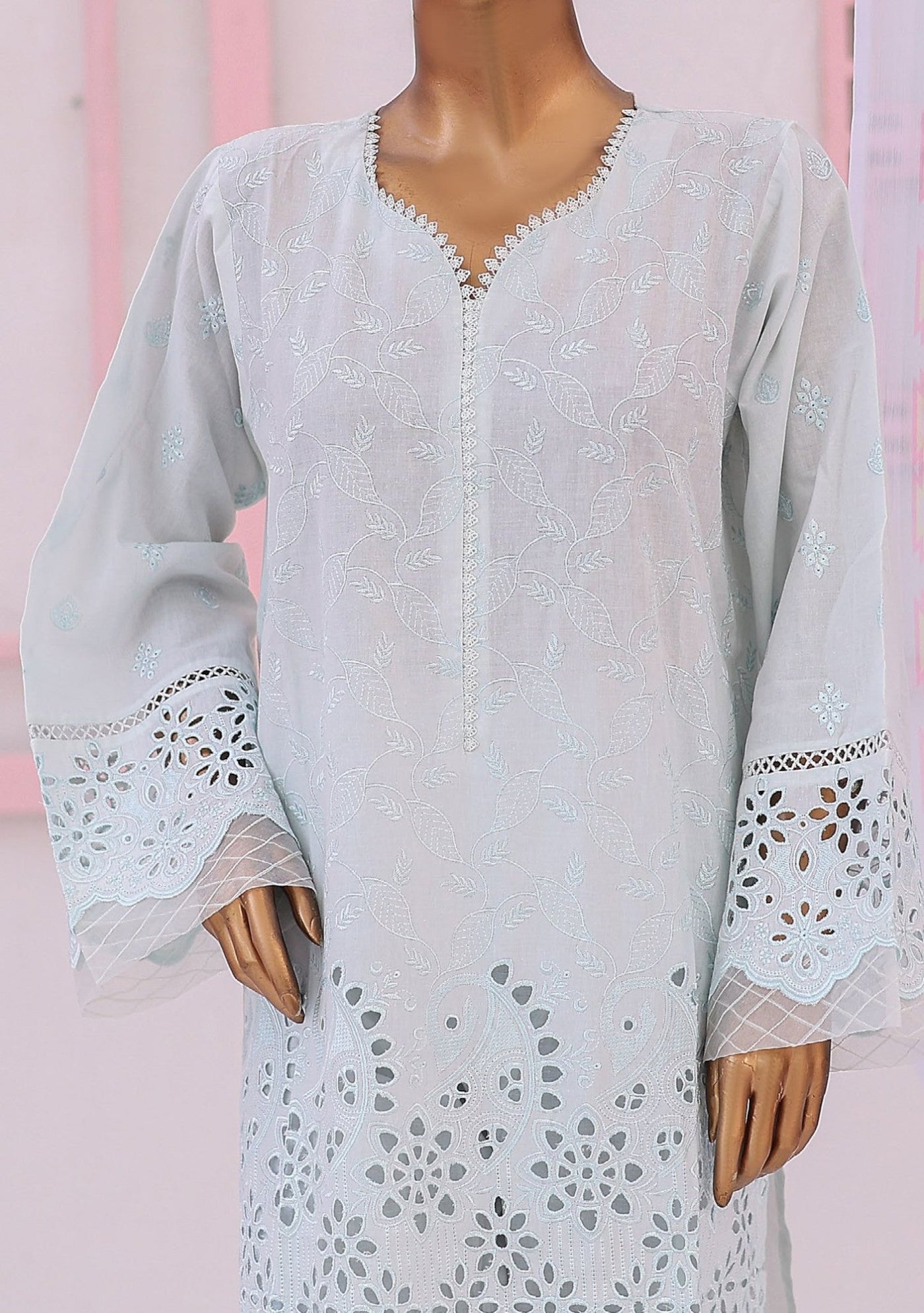 Bin Saeed Ready Made Embroidered Chikankari Dress - db26280