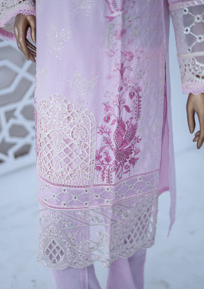 Bin Saeed Ready Made Embroidered Cotton Dress - db27121