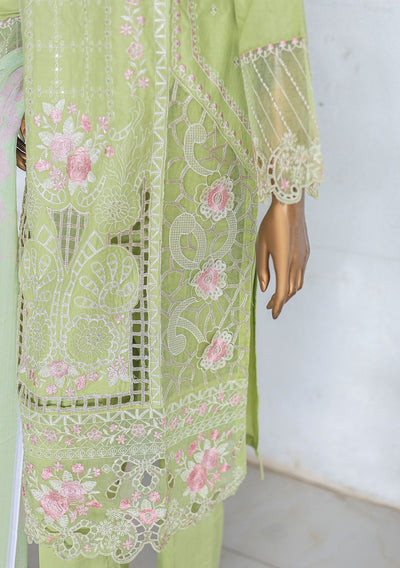 Bin Saeed Ready Made Embroidered Cotton Dress - db27382