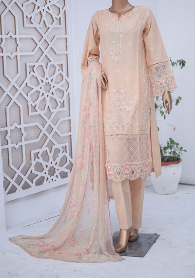 Bin Saeed Ready Made Embroidered Cotton Dress - db27122