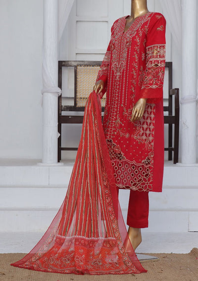 Bin Saeed Ready Made Embroidered Cotton Dress - db27841