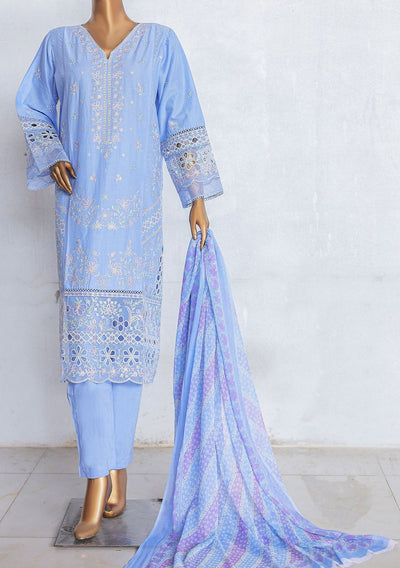 Bin Saeed Ready Made Embroidered Cotton Dress - db27379