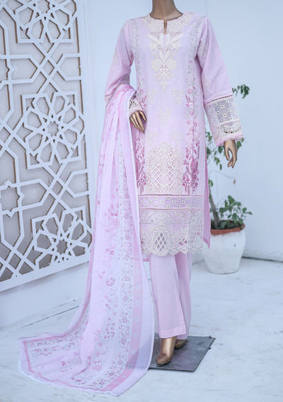 Bin Saeed Ready Made Embroidered Cotton Dress - db27121