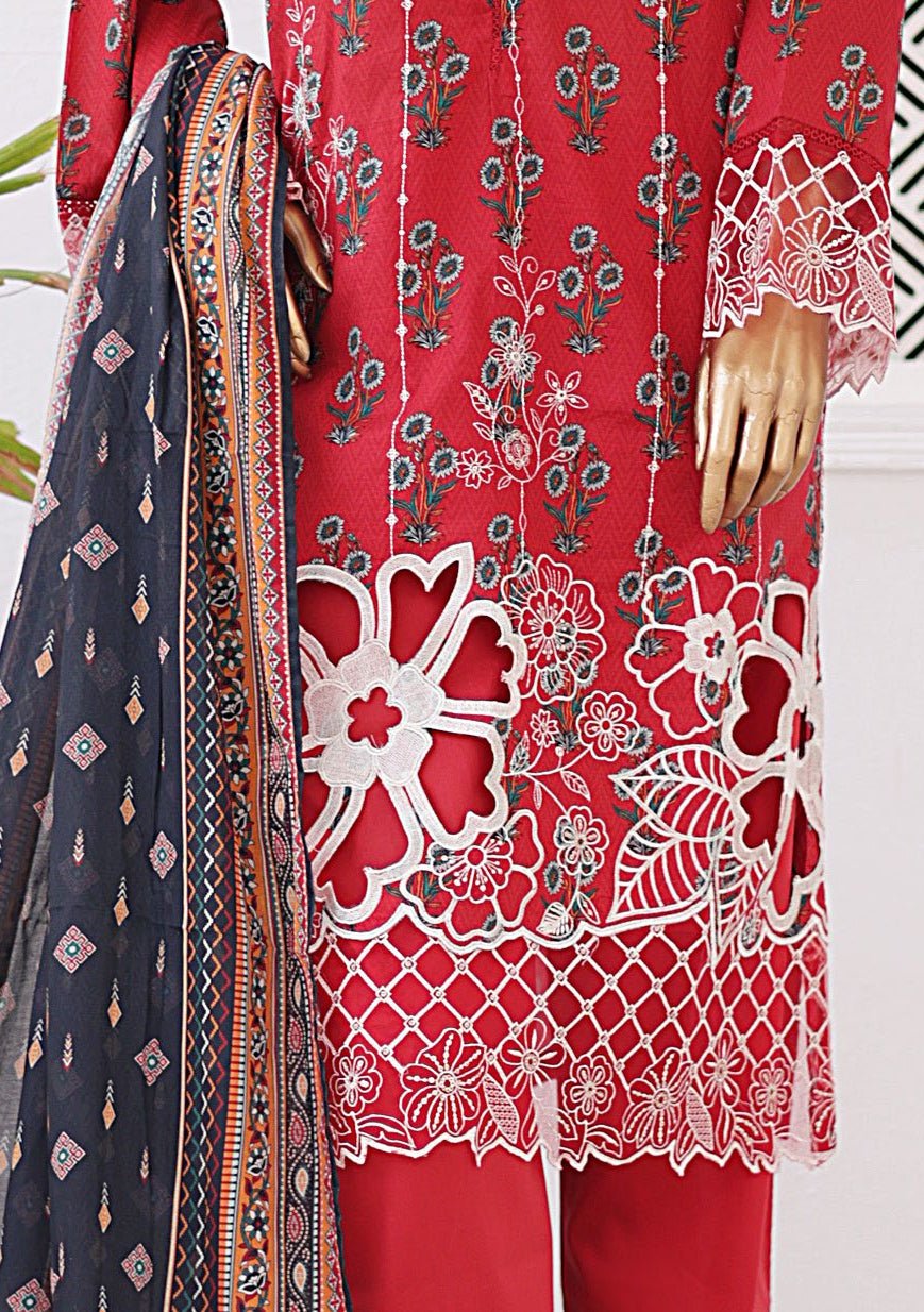 Bin Saeed Ready Made Embroidered Lawn Dress - db25900