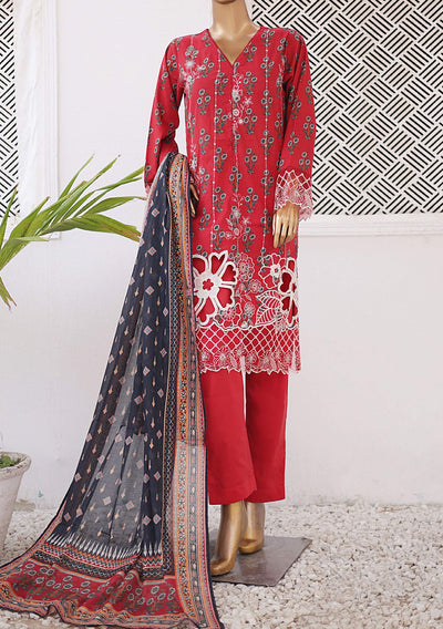 Bin Saeed Ready Made Embroidered Lawn Dress - db25900