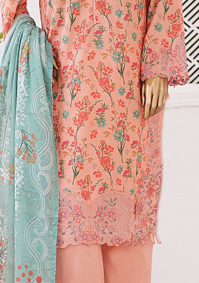 Bin Saeed Ready Made Embroidered Lawn Dress - db25896