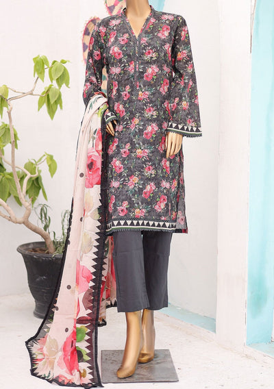 Bin Saeed Ready Made Printed Lawn Dress - db26244