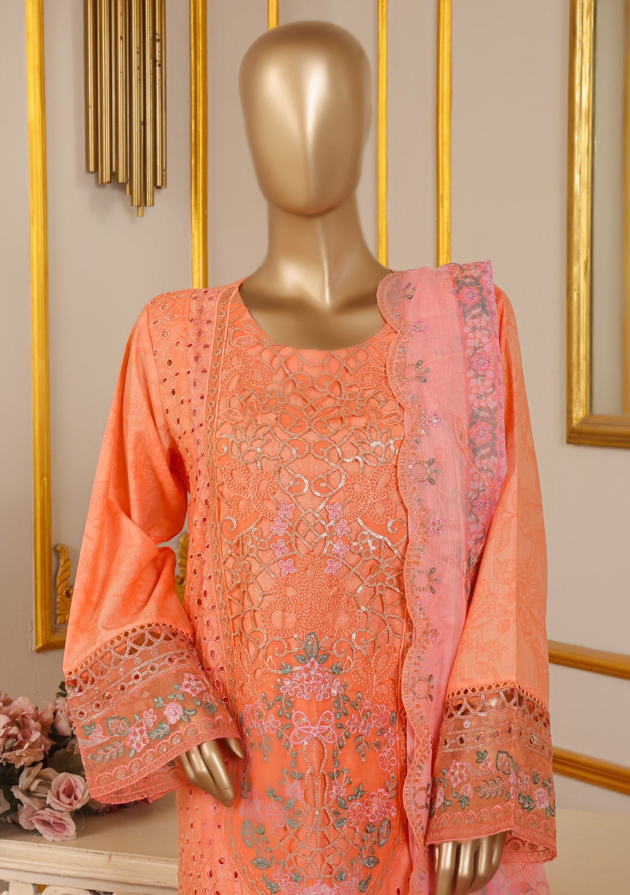 Bin Saeed Readymade Luxury Embroidered Lawn - db29797