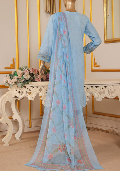 Bin Saeed Readymade Luxury Embroidered Lawn - db29801