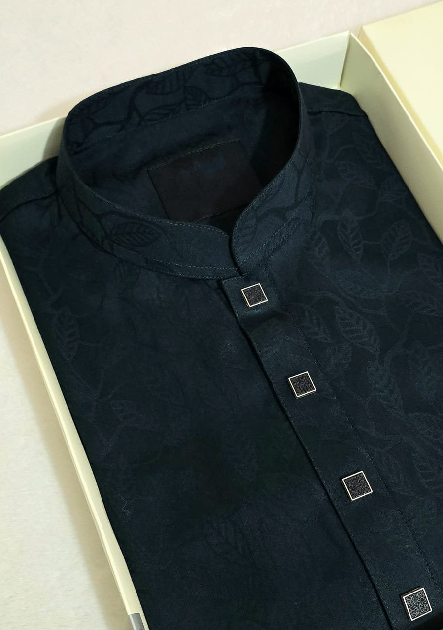 Embroidered Mixed Cotton Punjabi