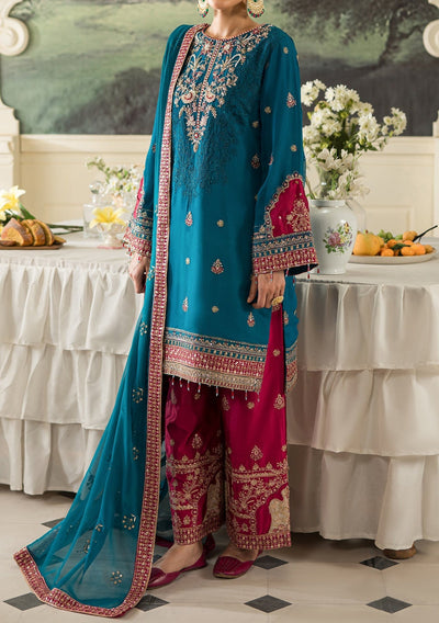 Emaan Adeel Lara Pakistani Luxury Chiffon Dress - db26607