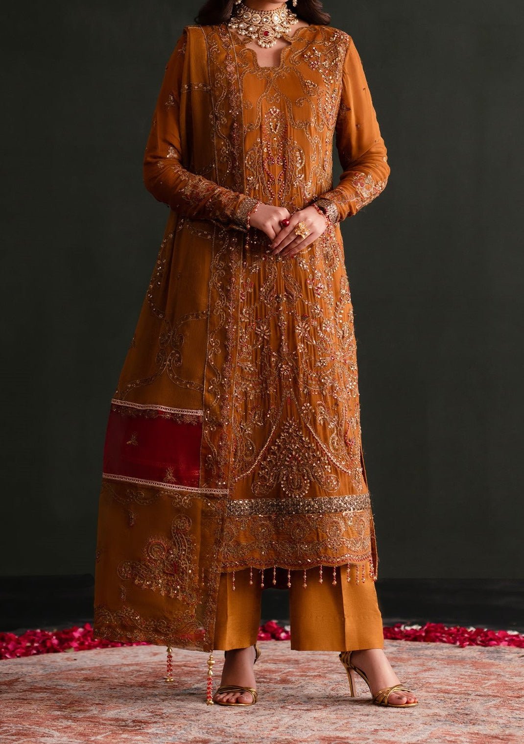 Emaan Adeel Nooresha Luxury Chiffon Dress - db28317