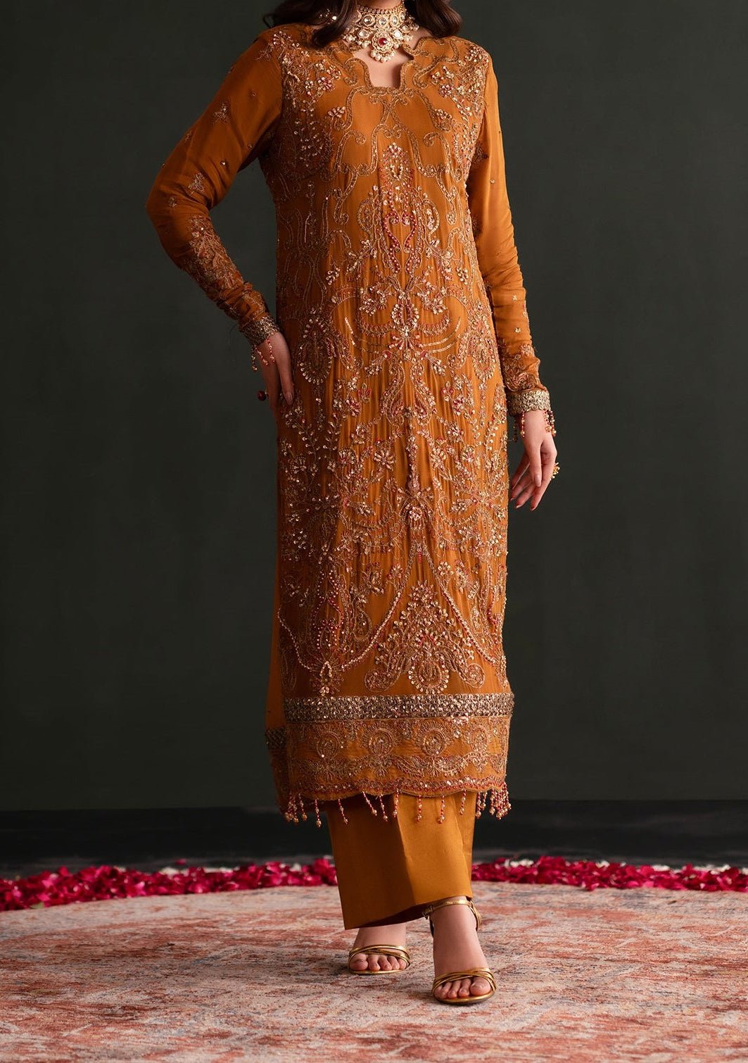 Emaan Adeel Nooresha Luxury Chiffon Dress - db28317