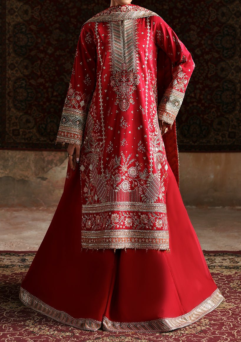 Emaan Adeel Pakistani Luxury Silk Dress - db30353