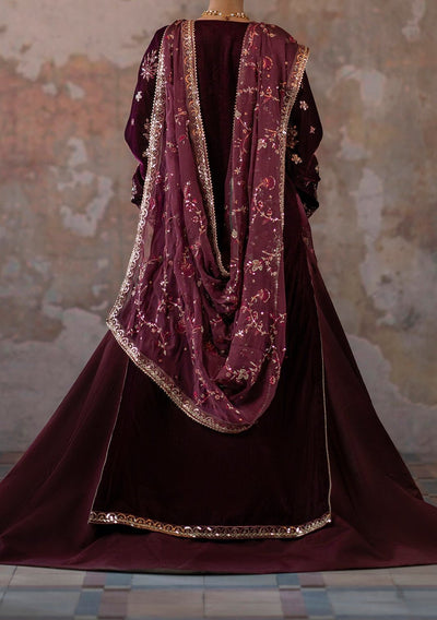 Emaan Adeel Saanjh Luxury Velvet Angrakha - db27590