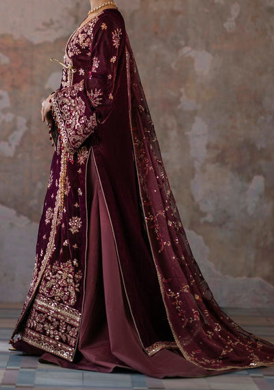 Emaan Adeel Saanjh Luxury Velvet Angrakha - db27590