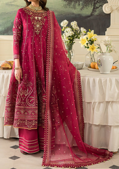 Emaan Adeel Salvia Pakistani Luxury Organza Dress - db26608