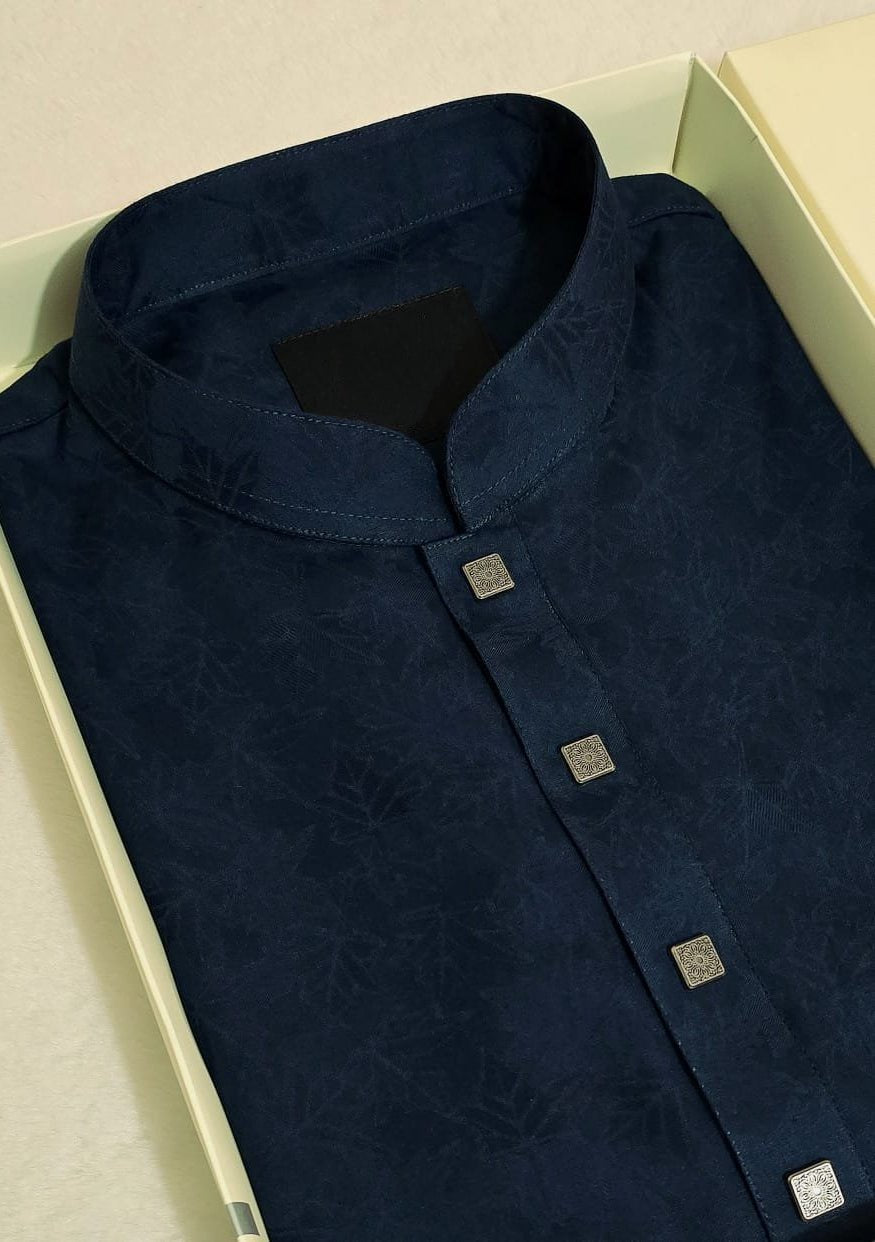 Embroidered Mixed Cotton Punjabi - db28558