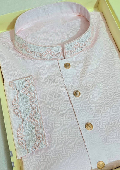 Embroidered Mixed Cotton Punjabi - db28537