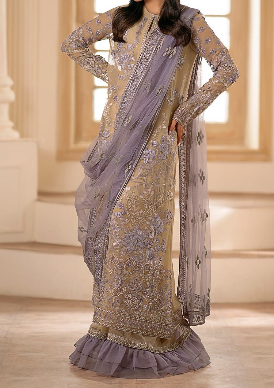 Flossie Meharbano Pakistani Luxury Chiffon Dress - db27451