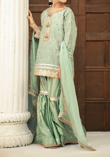 Girl's Ready Made Chiffon Sharara Suit - db28729