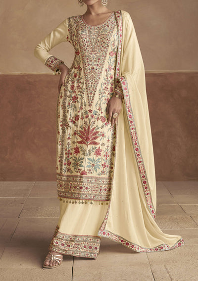 Gulkayra Sajda Party Wear Palazzo Suit - db28763