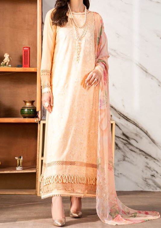 Gulljee Emira Ready Made Embroidered Lawn Dress - db26328