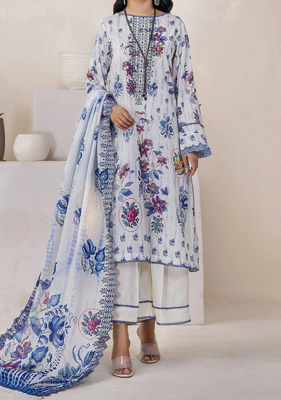 Gulljee Mahajal Ready Made Embroidered Lawn Dress - db26183