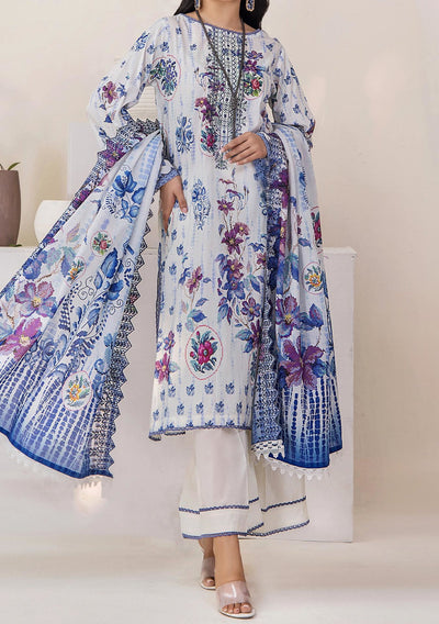 Gulljee Mahajal Ready Made Embroidered Lawn Dress - db26183