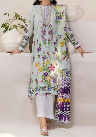 Gulljee Mahajal Ready Made Embroidered Lawn Dress - db26174