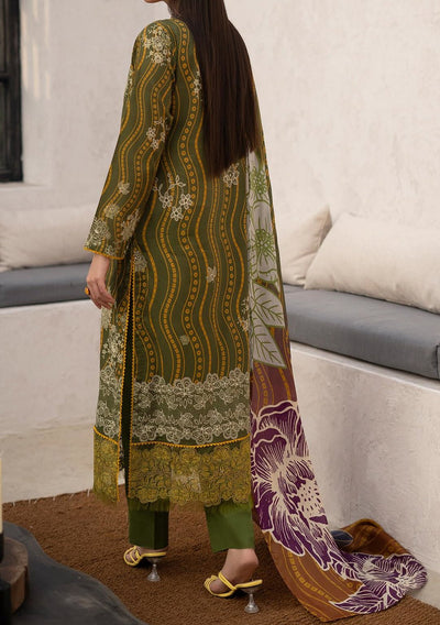 Gulljee Morja Ready Made Embroidered Printed Lawn - db26570