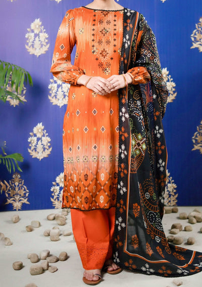 Gulljee Naqsh Ready Made Embroidered Printed Lawn - db26367