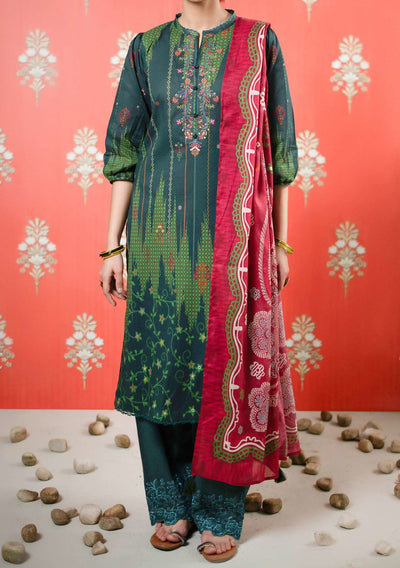 Gulljee Naqsh Ready Made Embroidered Printed Lawn - db26360