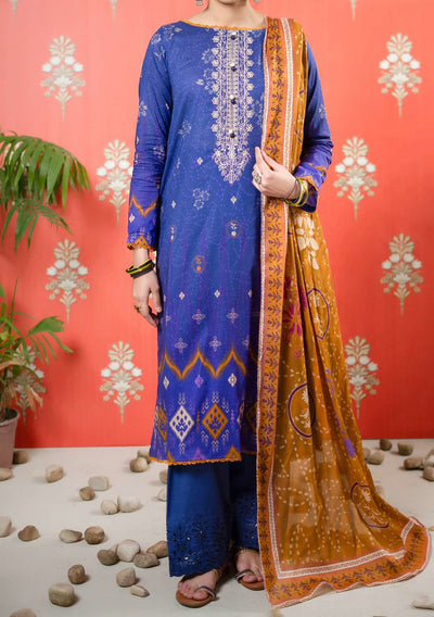 Gulljee Naqsh Ready Made Embroidered Printed Lawn - db26366