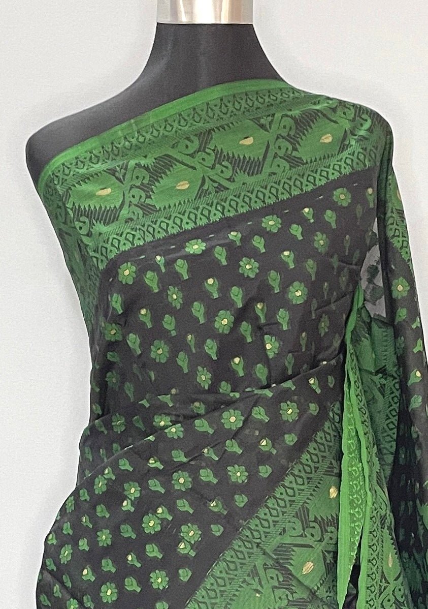 Handloom Jacquard Jamdani Silk Saree - db26032