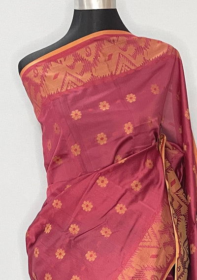 Handloom Jacquard Katan Silk Saree - db25796