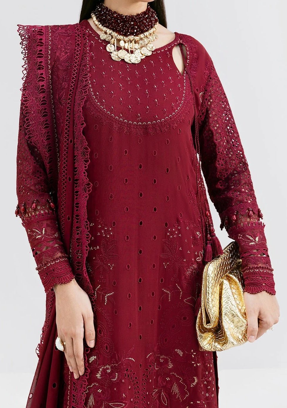 Imrozia Luxe Serene Pakistani Luxury Dress - db29957